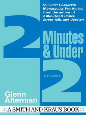 cover image of 2 Minutes & Under, Volume 2
